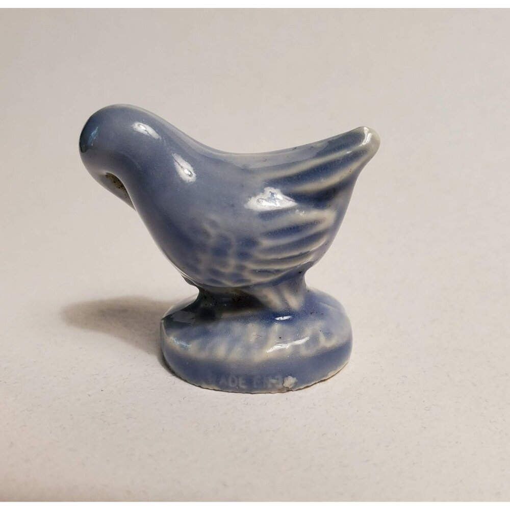 Blue Goose Figurine, Wade Whimsies Geese, Wade Pottery England Vintage Miniature - Picture 2 of 4